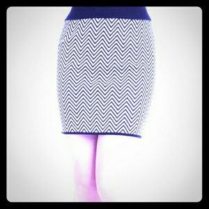 Zig zag pencil skirt